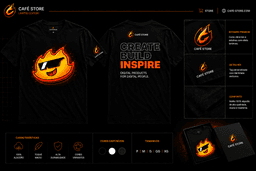Camiseta Algodao Cafe Store - imagem 1